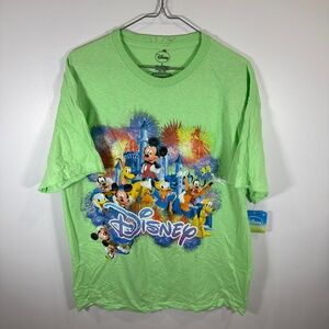 Green Disney World shirt size large new with tags